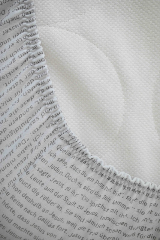 Spannbettlaken Johannesevangelium 90x200 cm