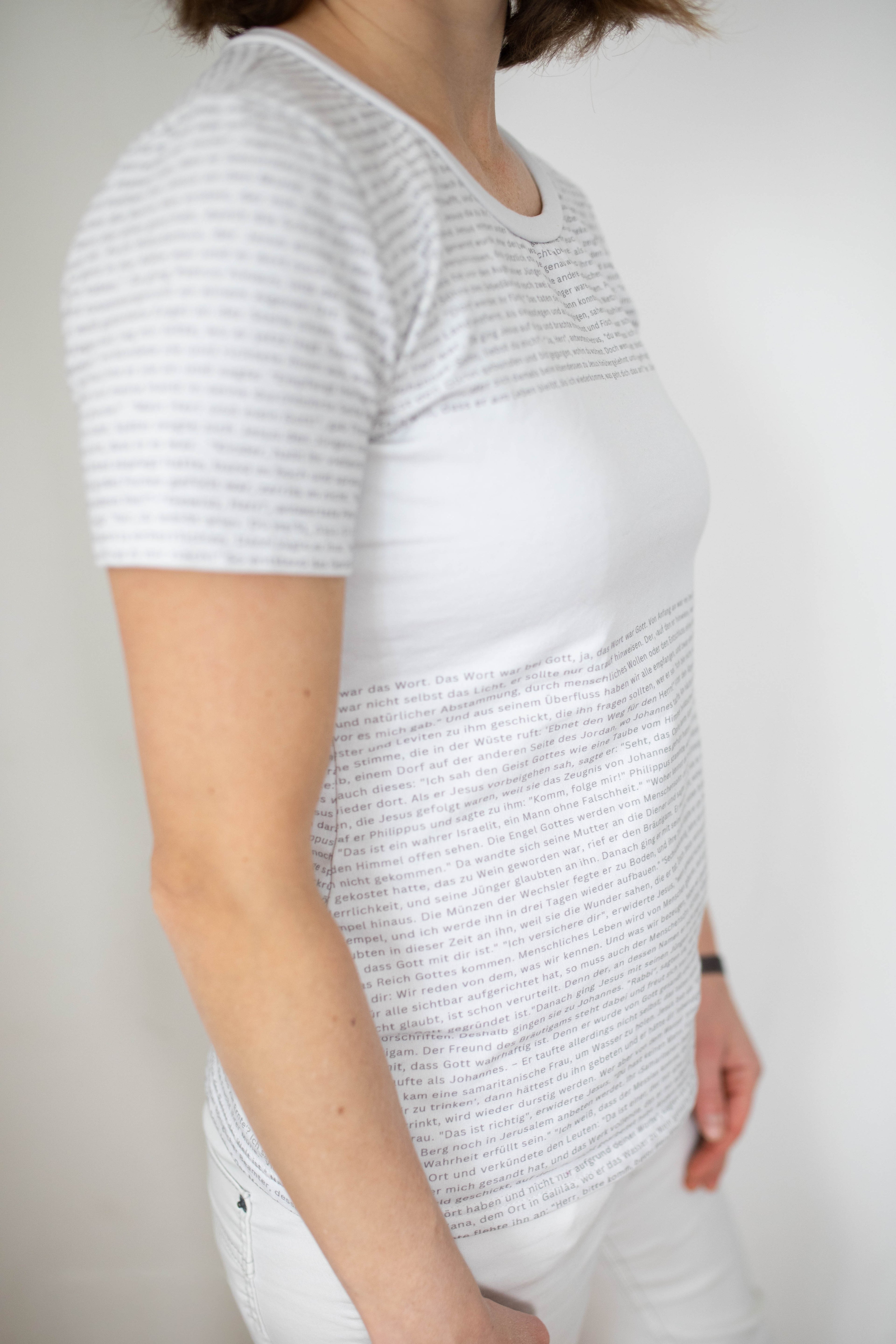 T-Shirt Johannesevangelium grau