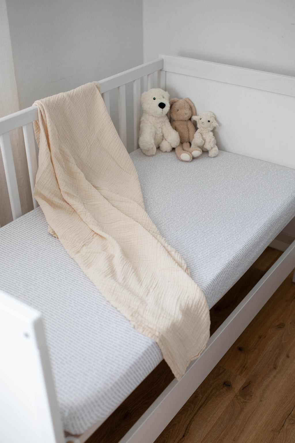 Kinderspannbettlaken mit Johannesevangelium 70x140cm