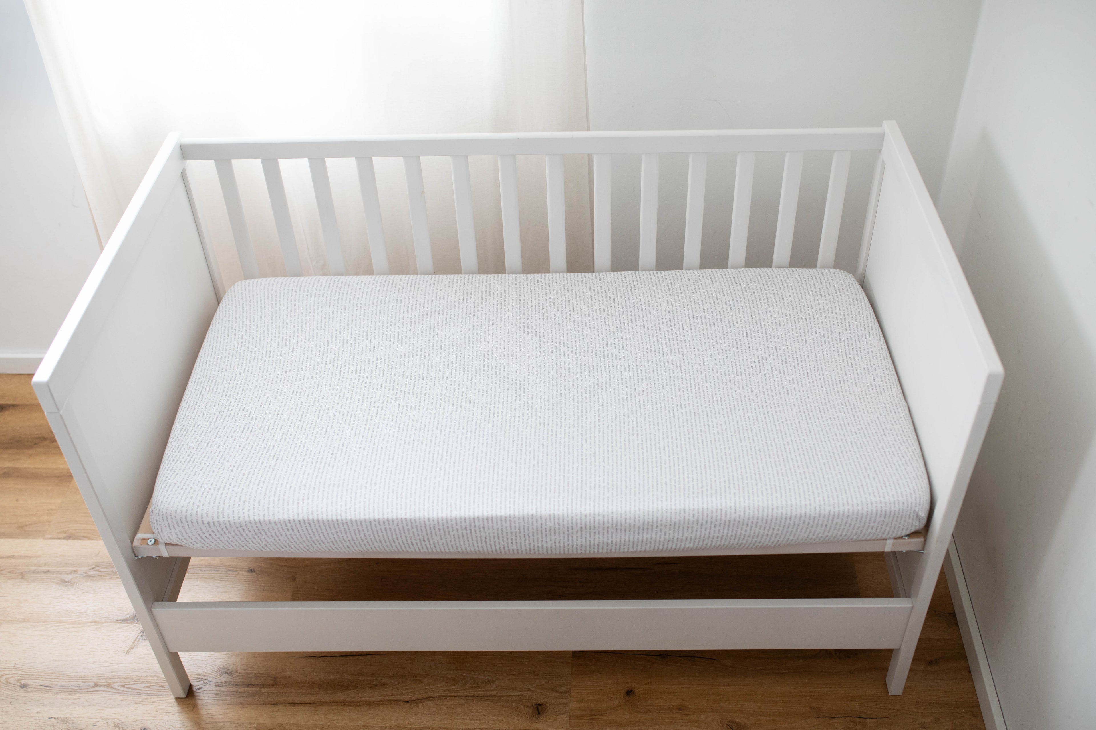 Kinderspannbettlaken mit Johannesevangelium 70x140cm