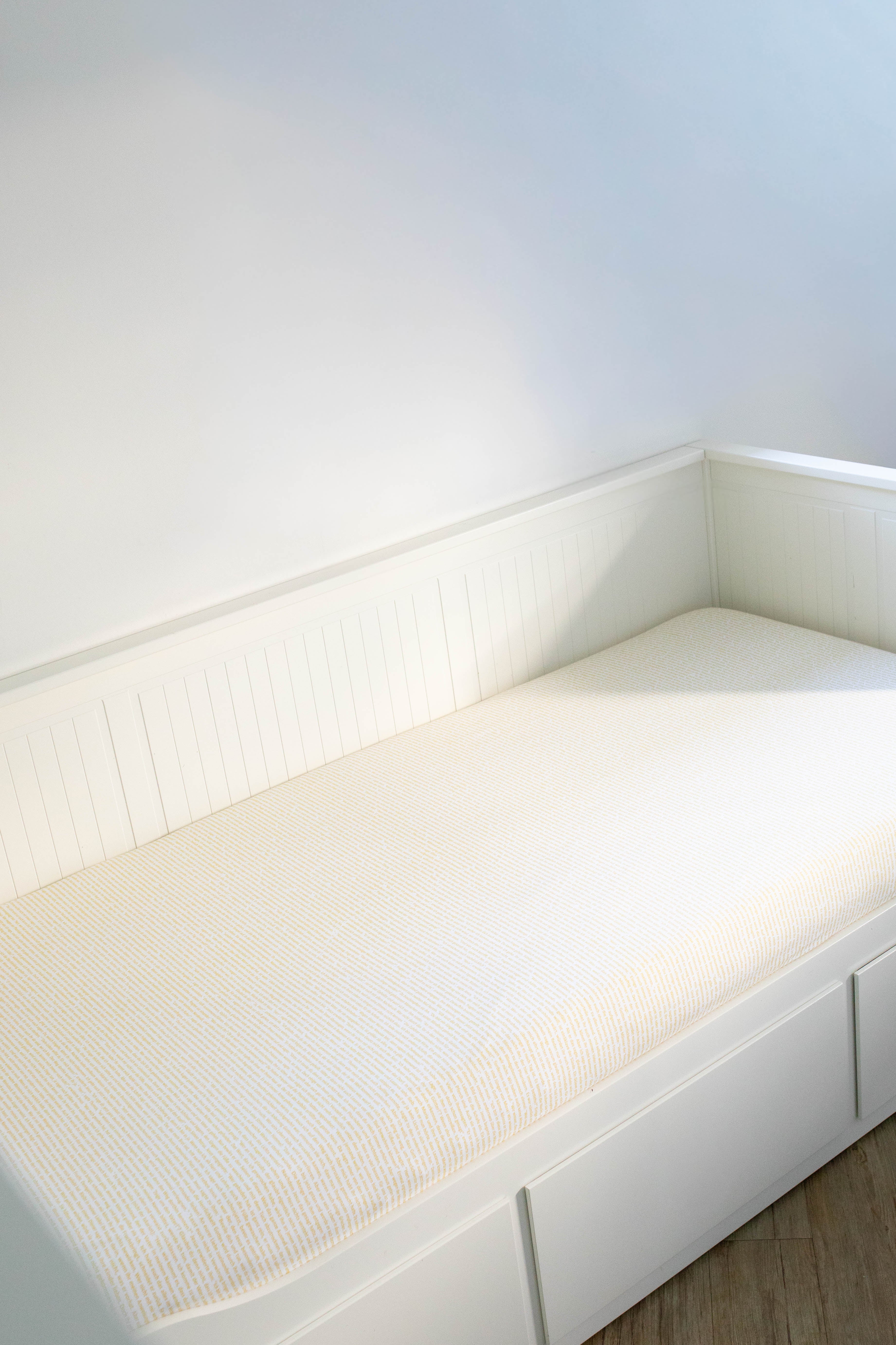 Spannbettlaken mit Johannesevangelium Gold 90x200cm