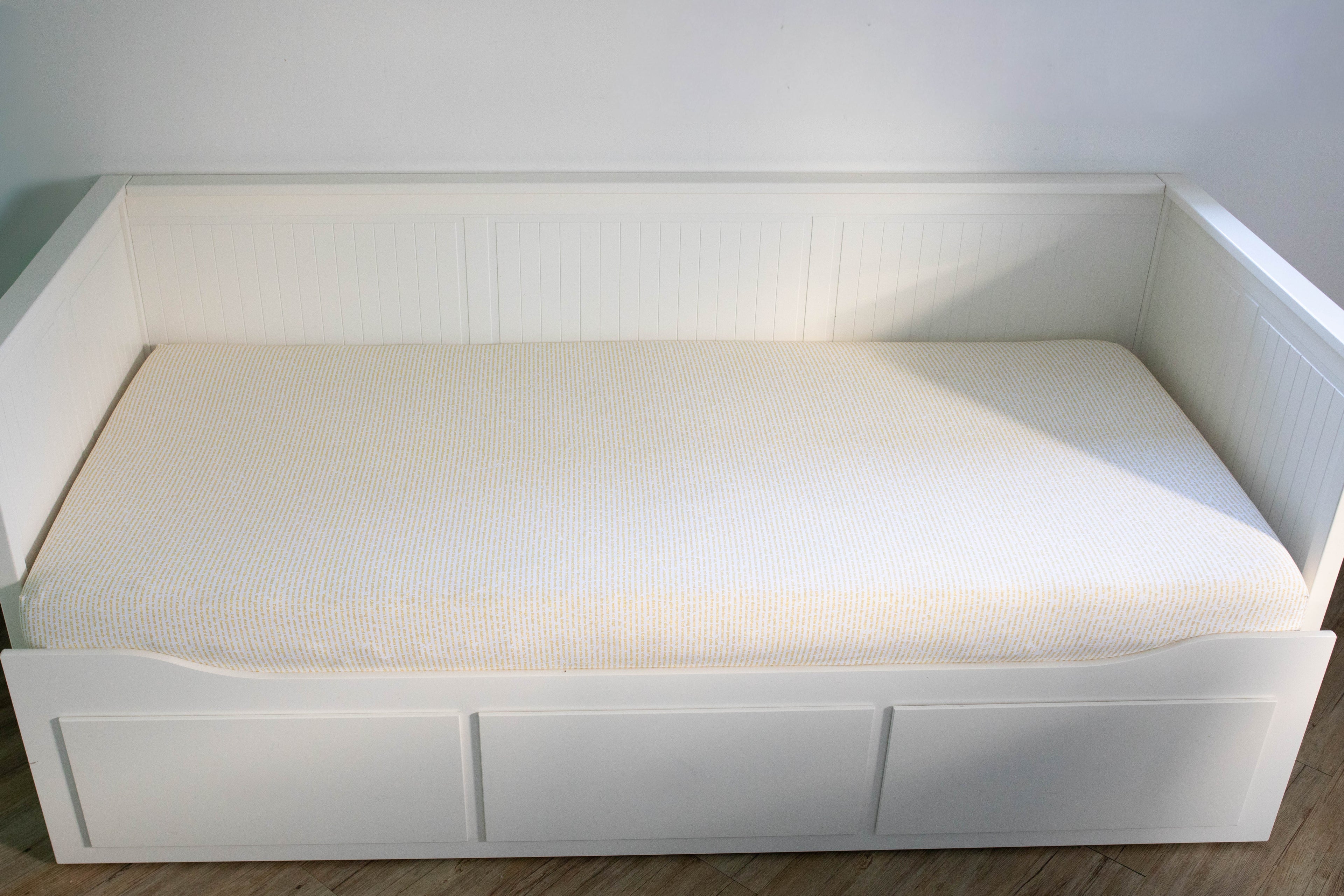 Spannbettlaken mit Johannesevangelium Gold 90x200cm