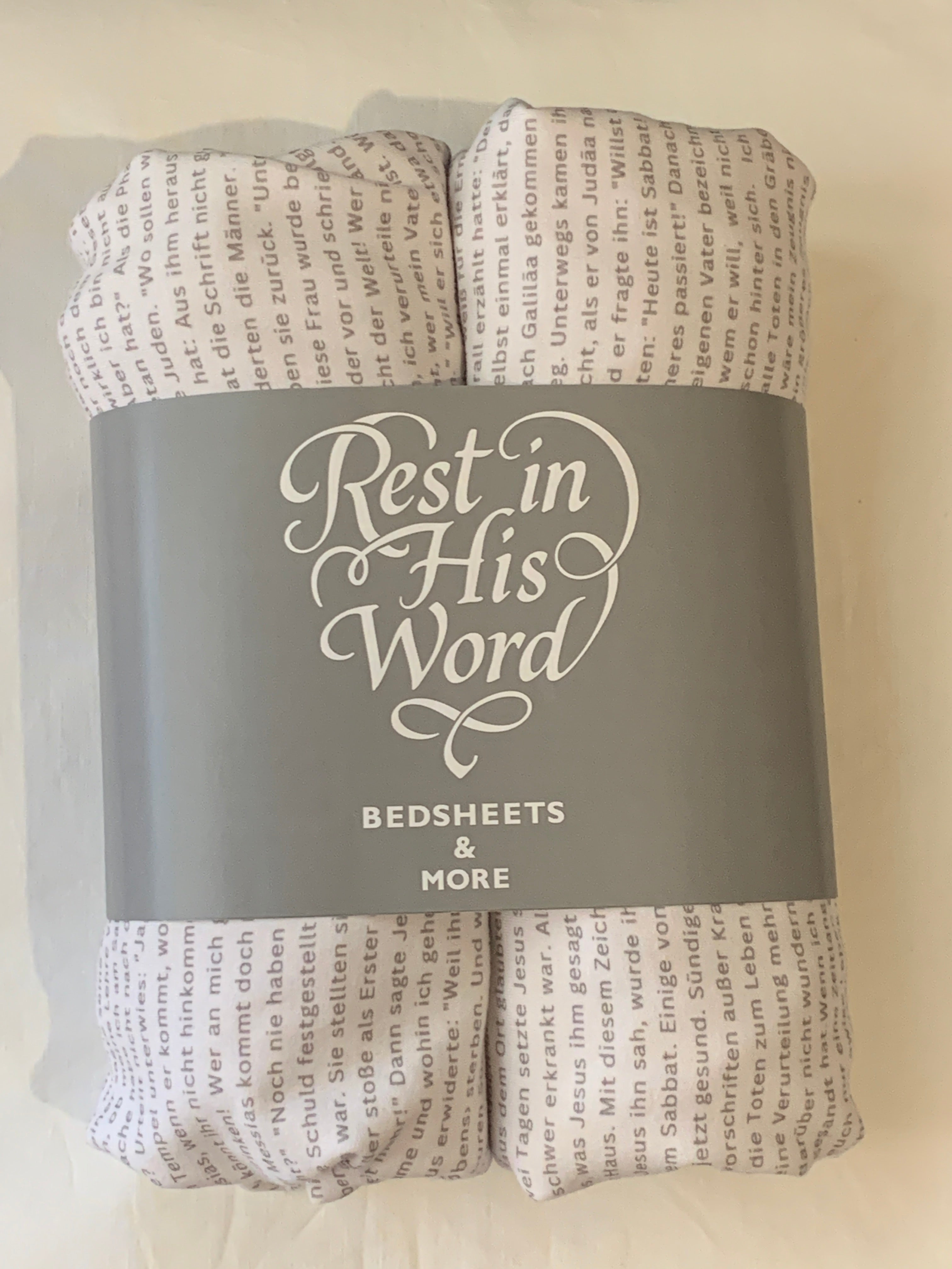 Spannbettlaken Johannesevangelium 90x200 cm