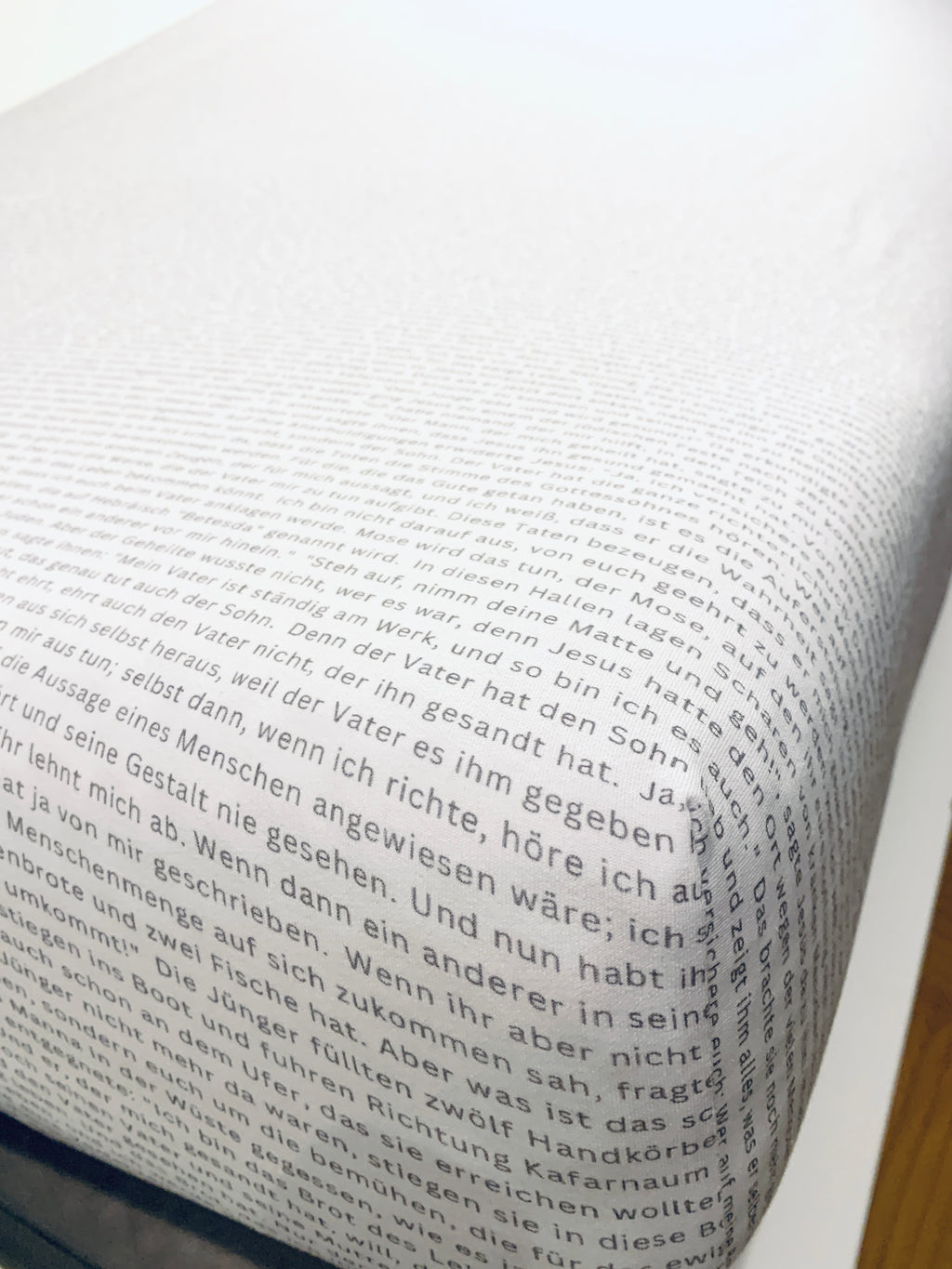 Spannbettlaken Johannesevangelium 90x200 cm