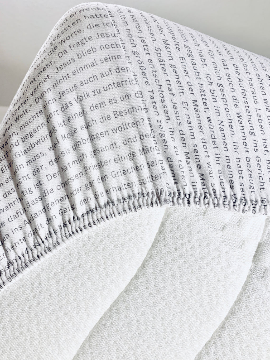 Spannbettlaken Johannesevangelium 90x200 cm