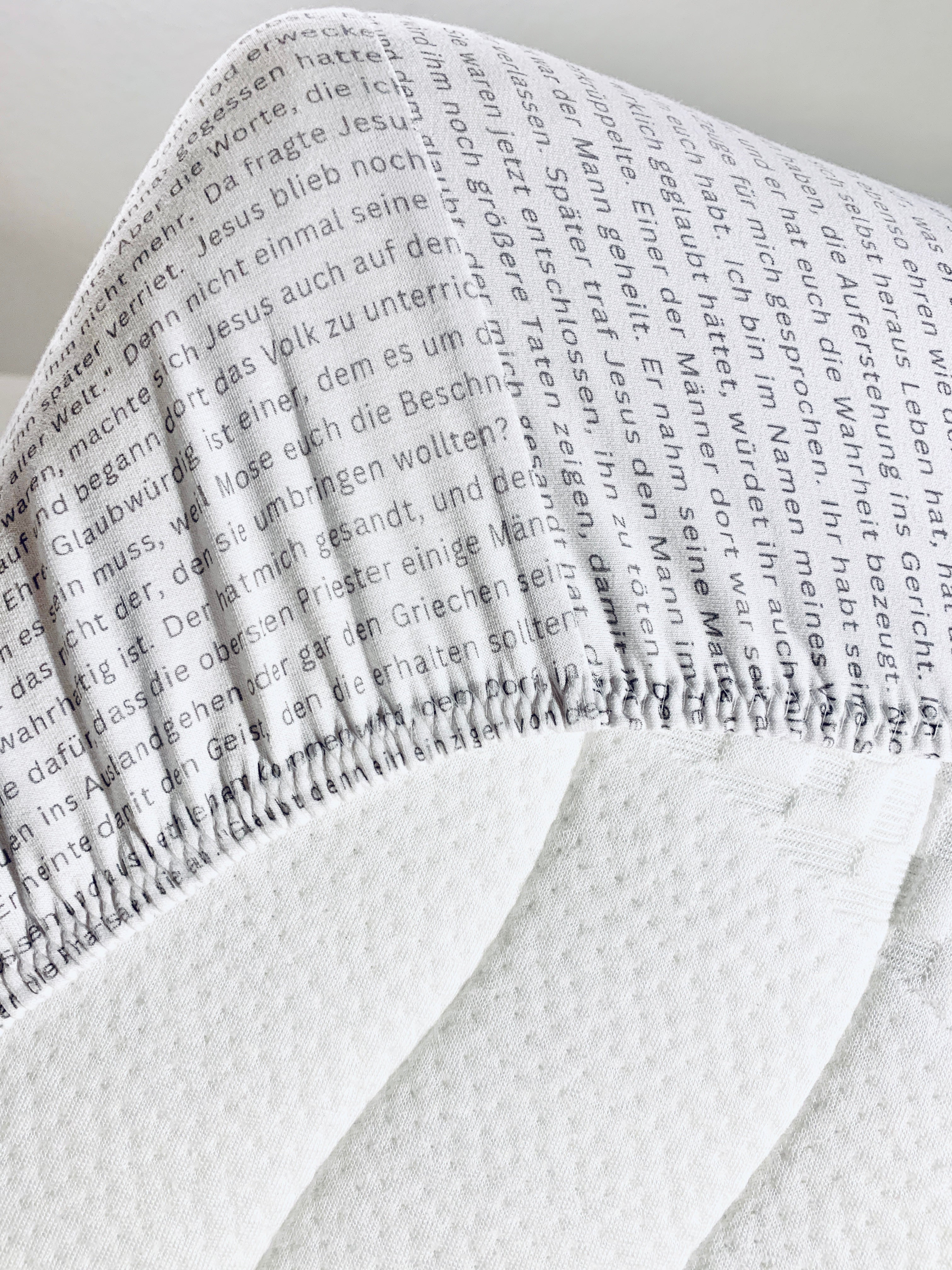 Spannbettlaken Johannesevangelium 90x200 cm