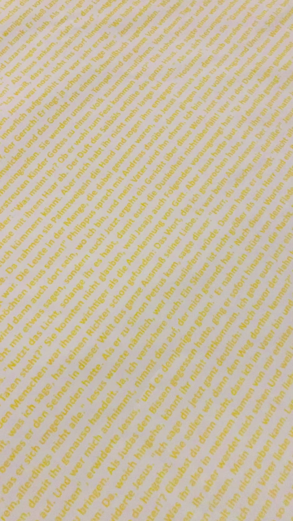 Bettlaken mit Johannesevangelium Gold 140x200